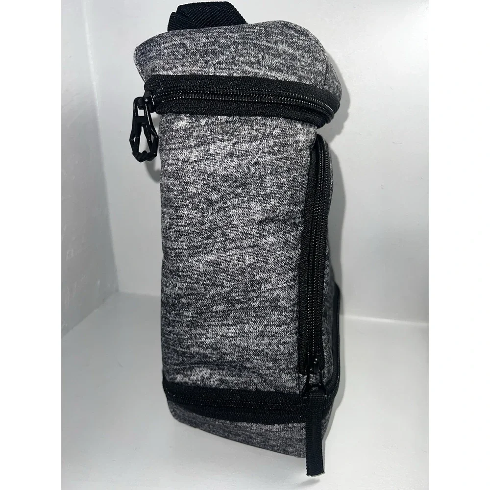 Adidas Excel Insulated Lunch Bag Gray Lunchbox Cooler Tote Meal Prep Picnic Kit
